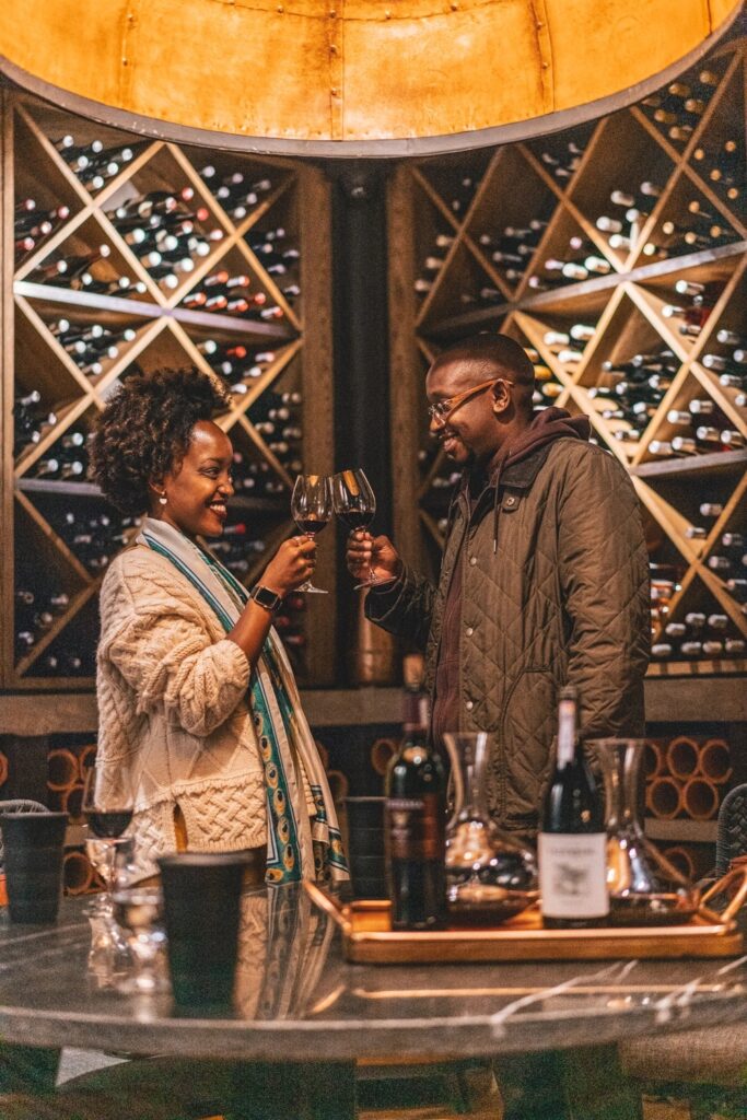 Couple on honeymoon in Rwanda